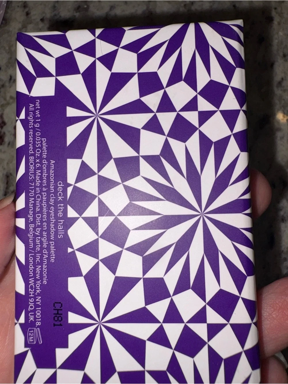 Neutral & Shimmer Eyeshadow Palette - Purple Case, 6 Shades